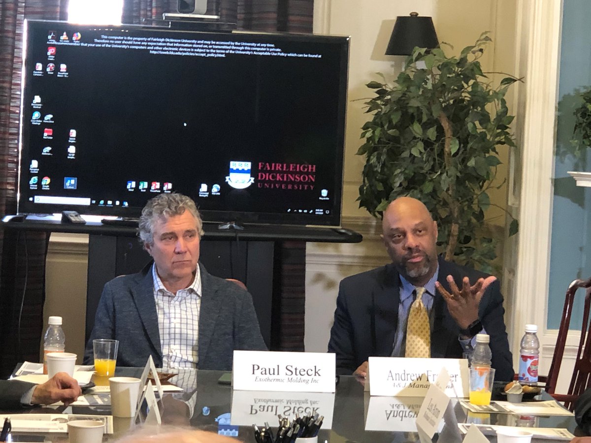 FDUEntrepreneur's tweet photo. Thank you Andrew Frazier, A&amp;J Mgmt &amp; Paul Steck, Exothermic for speaking at the Family Business Forum. Paul shared how an advisor, Andrew, helps address challenges you may not recognize. Result - Paul has seen record growth. 
https://t.co/s77x3AzvGf https://t.co/SgqoKsxqX3