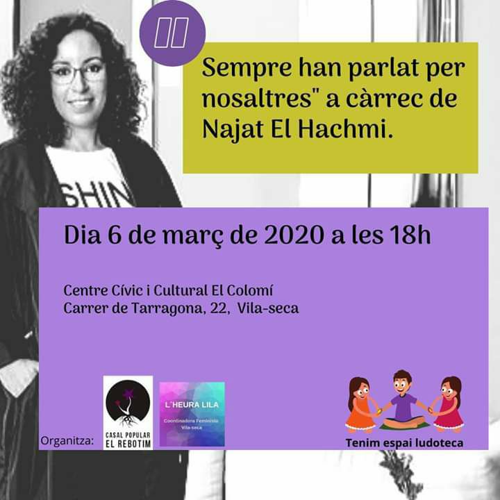 elrebotim's tweet photo. Avui ens trobem a partir de les 18h al Centre Cívic per escoltar a la Najat El Hachmi, en la presentació del seu nou llibre!! ✊✊✊ @heuralila https://t.co/inAfE9R8rb