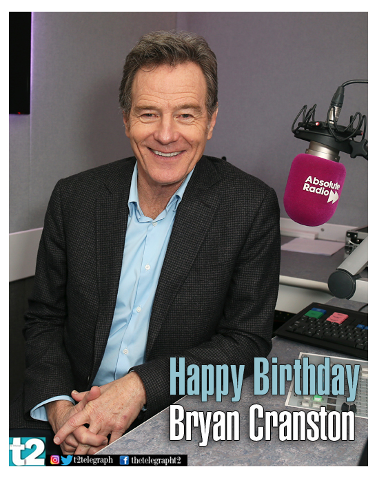 The name\s White, Walter White! Happy birthday, Bryan Cranston! 