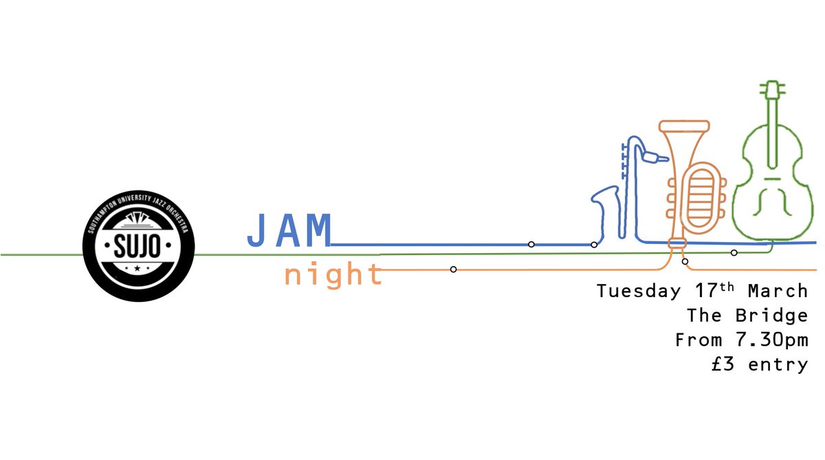SUJO is really excited to be hosting it's first jam night! Come along to hear some tunes by Snarky Puppy, Duke Ellington and join in our jam- free drink for anyone who joins us on stage 🎶🍻