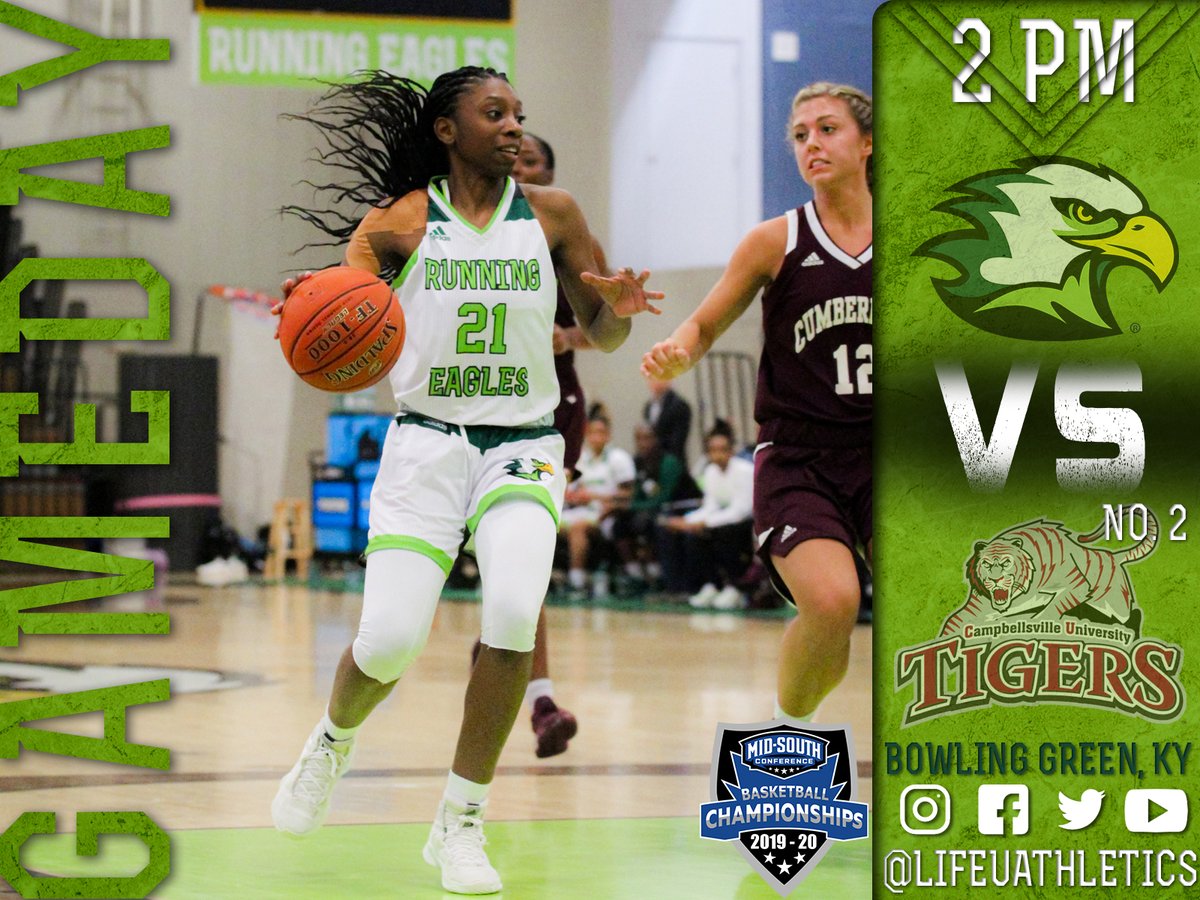 LifeUAthletics's tweet photo. IT'S TOURNAMENT TIME!!

The @LifeUWBKB team will open play in the @MidSouthSports Tournament this afternoon as they face No. 2 @CvilleTigers at 2 PM EST! Follow along with the links below! 

📈: https://t.co/9Gqh8rzRfI
📺: https://t.co/WgBhaExSDe https://t.co/7IWa50z59V