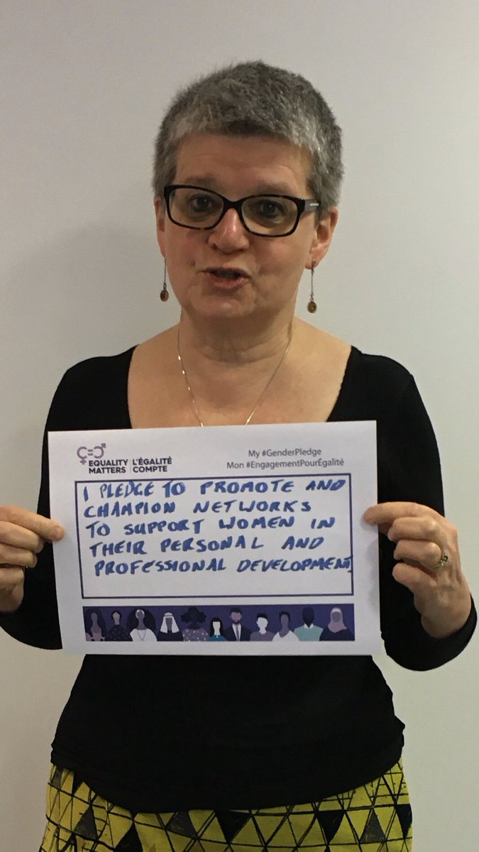 In the run-up to #IWD2020, here’s my #GenderPledge. Working together makes us stronger! @Canada2EU @UKMisBrussels
