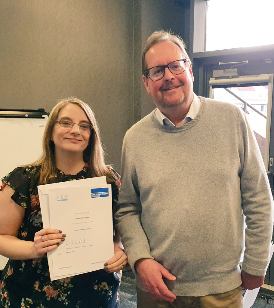 AMadgett's tweet photo. On my way home after completing the @E_T_Foundation &amp; @FEInsights Leading from the Middle programme! #ThankYou #CPD #leadershipskills @eatthatfrogSW https://t.co/eEqeaik9vZ
