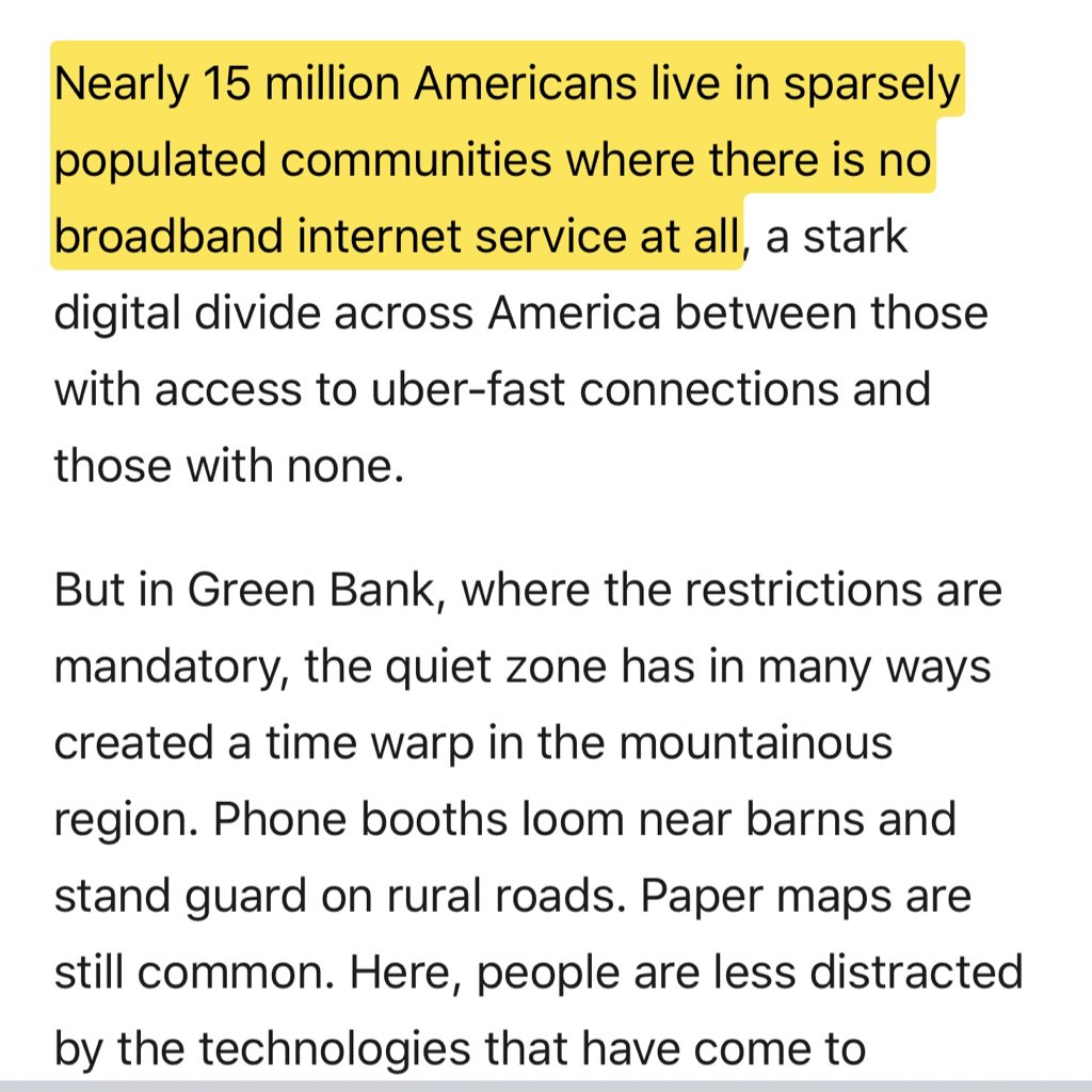 Nearly 15 million Americans live in sparsely populated communities where there is no broadband internet service at all