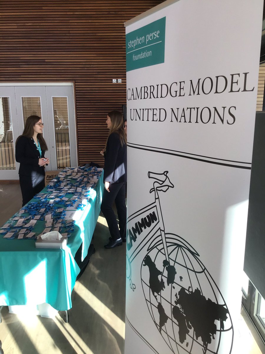 cambridge_mun's tweet photo. Delegates are starting to arrive! Don’t forget to pick up your tote bag. #cammun2020 https://t.co/KcMDT7XbNY