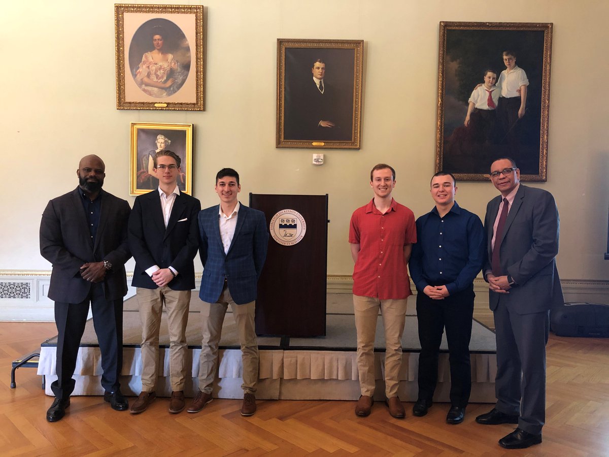 FDUEntrepreneur's tweet photo. FDUPitch2020 delivered 3 great student pitches. Excited to award out first Grad student winner and Undergrad winner.
https://t.co/g4JYONWn0z https://t.co/pOUBN3Ccks