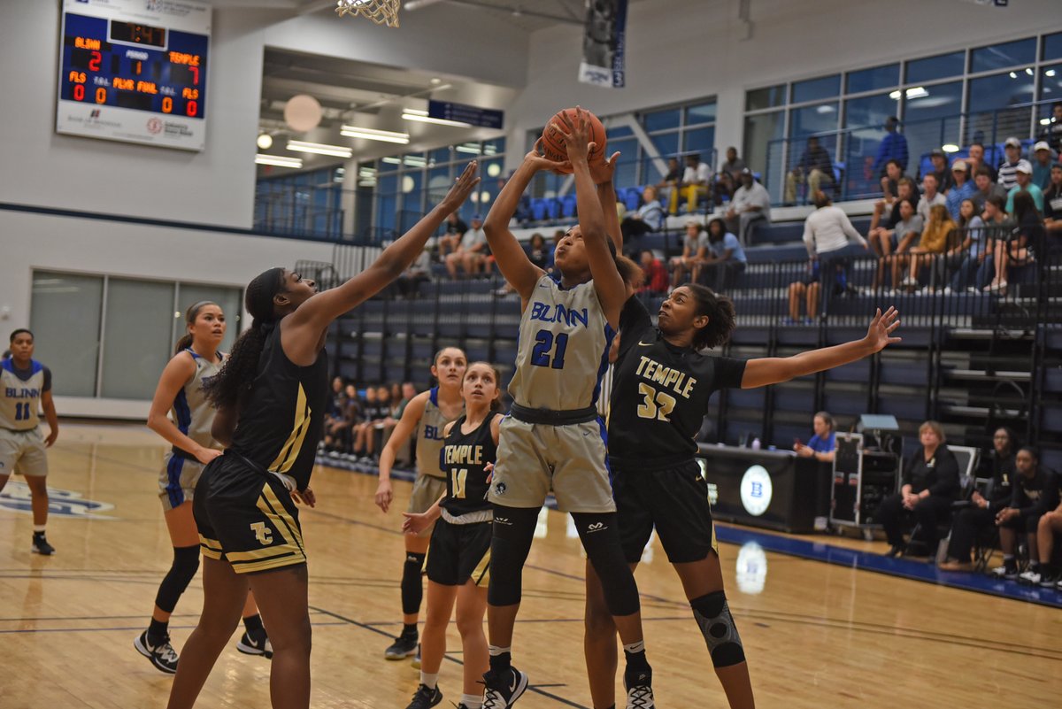 It's GAMEDAY for the Bucs as both the <a href="/BlinnMBB/">BLINN COLLEGE MBB</a> and <a href="/BlinnWbb/">Blinn Women’s Basketball</a> teams will compete in the Region XIV semifinals! The No. 24 Blinn women's team will take on Angelina at 3 p.m. and the Blinn men's team will take on Jacksonville at 6 p.m! #GoBlinnBucs