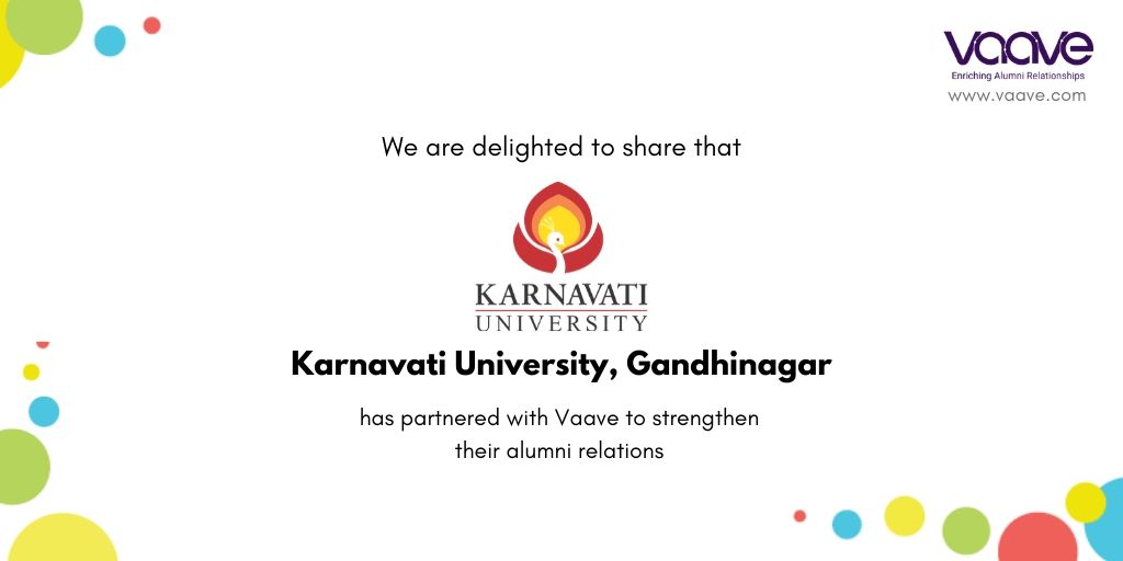 hoopstr_ai's tweet photo. Karnavati University Gandhinagar partners with Vaave to build their Alumni Base. 

We heartily welcome and wish them All the Very Best!

#KU #Karnavati #Vaave #SayWow #SayVaave #AlumniRelations #AlumniRelationsMadeEasy https://t.co/P0f9TLSoW7