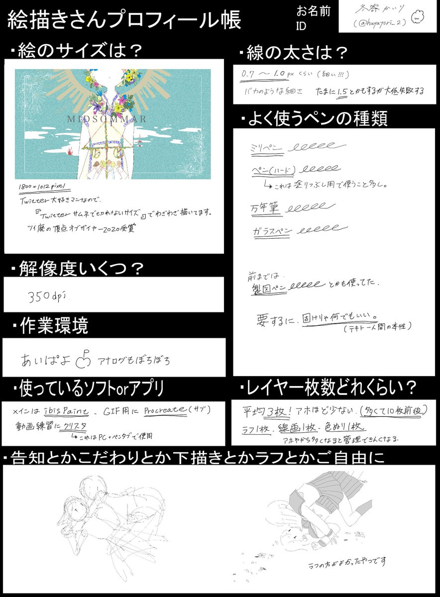 要らなすぎる個人情報です。 