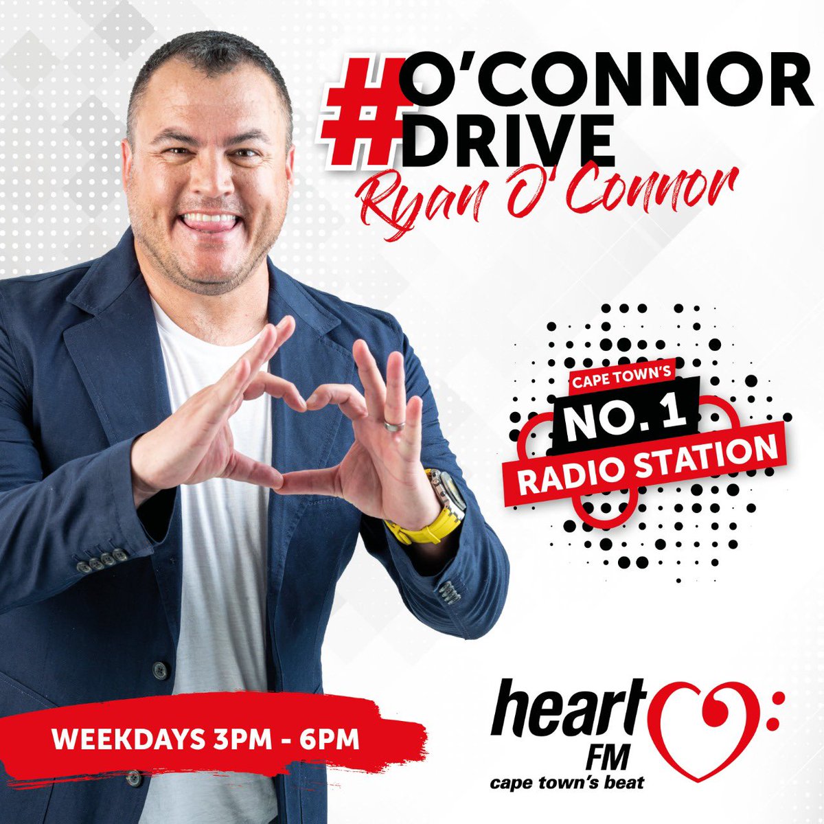Heart1049FM's tweet photo. Happy Birthday @RyanOConnorZA! We love having you a part of our family, here’s to celebrating many more birthdays with you! May your path ahead be filled with all the love and success you deserve! 🎉
#OConnorDrive 
#HappyBirthday
#RyanOConnor https://t.co/O5PLjzvHPp