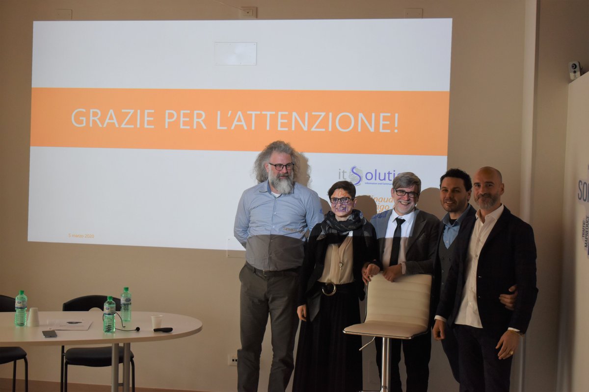 ITsolut29197678's tweet photo. IT solution ringrazia tutti coloro che si sono prodigati per la buona riuscita dell'incontro informativo sullo #SmartWorking: @salogico @LodovicoMabini @boniolofederica, Kynesia Srl, @SophosItalia, @snom, GRENKE Locazione Srl, @Plantronics, @NETGEARItalia😊
 #lavoroagile #5marzo https://t.co/25g6OAEkNv