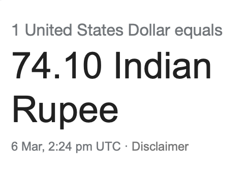 DubejiINC's tweet photo. 74.10 ₹ for a Dollar!!
Socha Yaad Dila Du @MrsGandhi https://t.co/9GGpYjrGVs