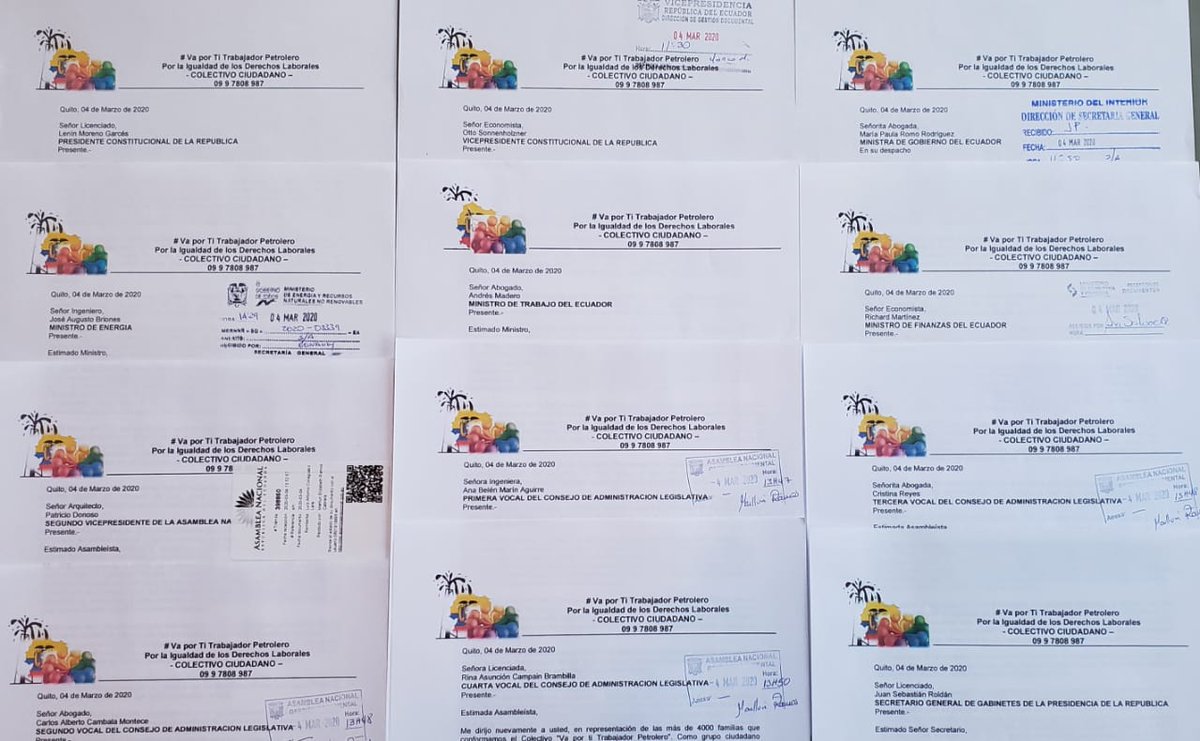 mepasoigualque1's tweet photo. El tiempo se agota
#UnaDécadaSinNuestrasUtilidadesCompletas
Ante la negativa del Presidente @cesarlitardo, solicitamos a todas las autoridades del país, acciones para resolver este reclamo d 10 mil trabajadores privados, pues es un tema d #JusticiaLaboral

@Lenin @mariapaularomo https://t.co/4oUgnbMe8U