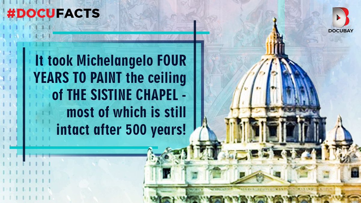 onetribedocubay's tweet photo. Sculptor, painter &amp; architect of the High Renaissance, #Michelangelo was born #OnThisDay in 1475. Described by many as the greatest #artist of all time, #DidYouKnow that he was a #poet, too? He wrote over 300 poems! Discover more #DocuFacts about him right here.
#facts #birthday https://t.co/OhA3dG0VmZ