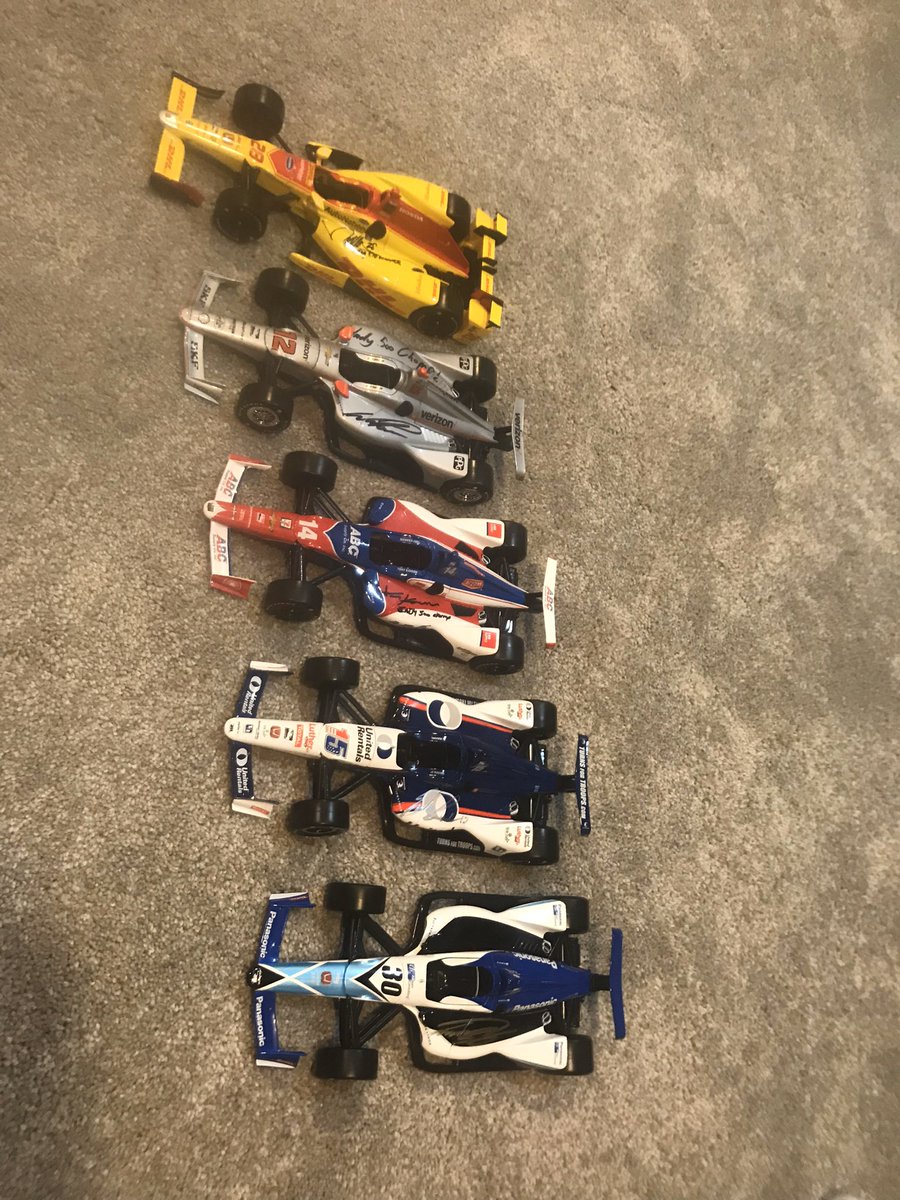 DRyan2010's tweet image. #Indycarcollection #wwtr @WWTRaceway can’t wait for this years race!!!! All autographed @TonyKanaan @GrahamRahal  @12WillPower @RyanHunterReay