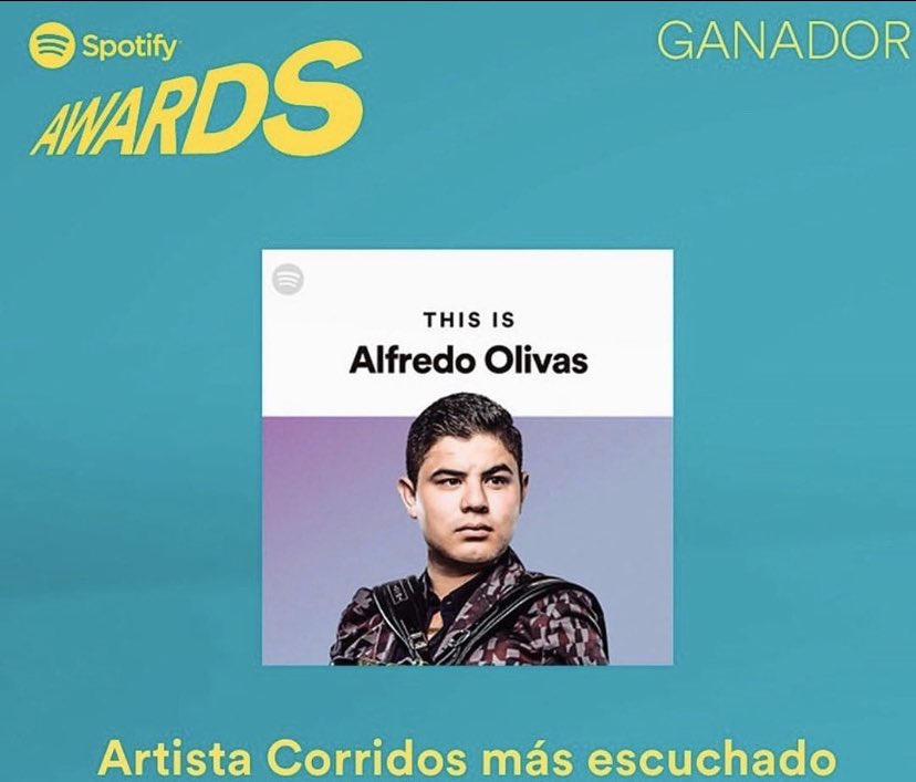 AoCristy's tweet photo. Repost @newsmedialatino

Felicidades @alfredoolivasofficial por ganar en @spotify_awards en la categoría #artistacorridosmásescuchado

#teamGeneralas 💋👊 #TeamAlfredoOlivas #AlfredoOlivas #LasGeneralasDeAlfredoOlivasClubOficial 

@alfredoolivasofficial
@livemusicgroupoficial https://t.co/PHXHxdAc69