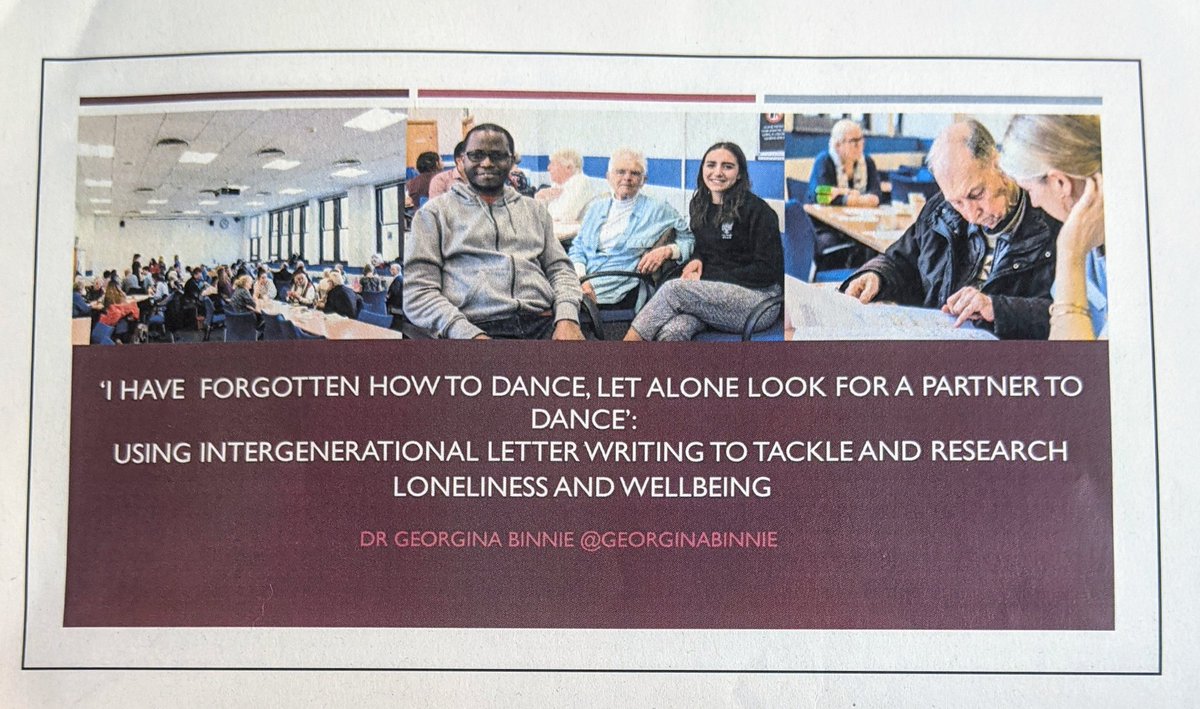 GeorginaBinnie's tweet image. Old work hat on discussing using #letterwriting to investigate #loneliness in international PGRs. Research is forthcoming in &apos;Studies in Graduate &amp;amp; Postdoctoral Education&apos;. Many thanks to @SalfordPGRs for the invite. @writing_back #AcademicChatter