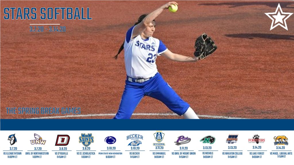DU_Stars's tweet photo. SB | Stars will begin their spring break trip traveling to Clermont Florida! Here's the schedule preview!  #DOMUnation https://t.co/fN0xmMzjLX