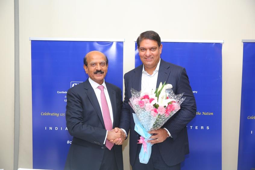Hearty Congratulations to Krishna Bodanapu CEO &amp; Managing Director <a href="/Cyient/">Cyient</a> for your election as Chairman <a href="/FollowCII/">Confederation of Indian Industry</a> <a href="/The29thState/">Telangana</a>. With progressive <a href="/MinisterKTR/">KTR, Former Minister</a> and Secratary @Jayesh_Ranjan, we wish you all best to represent #industry.