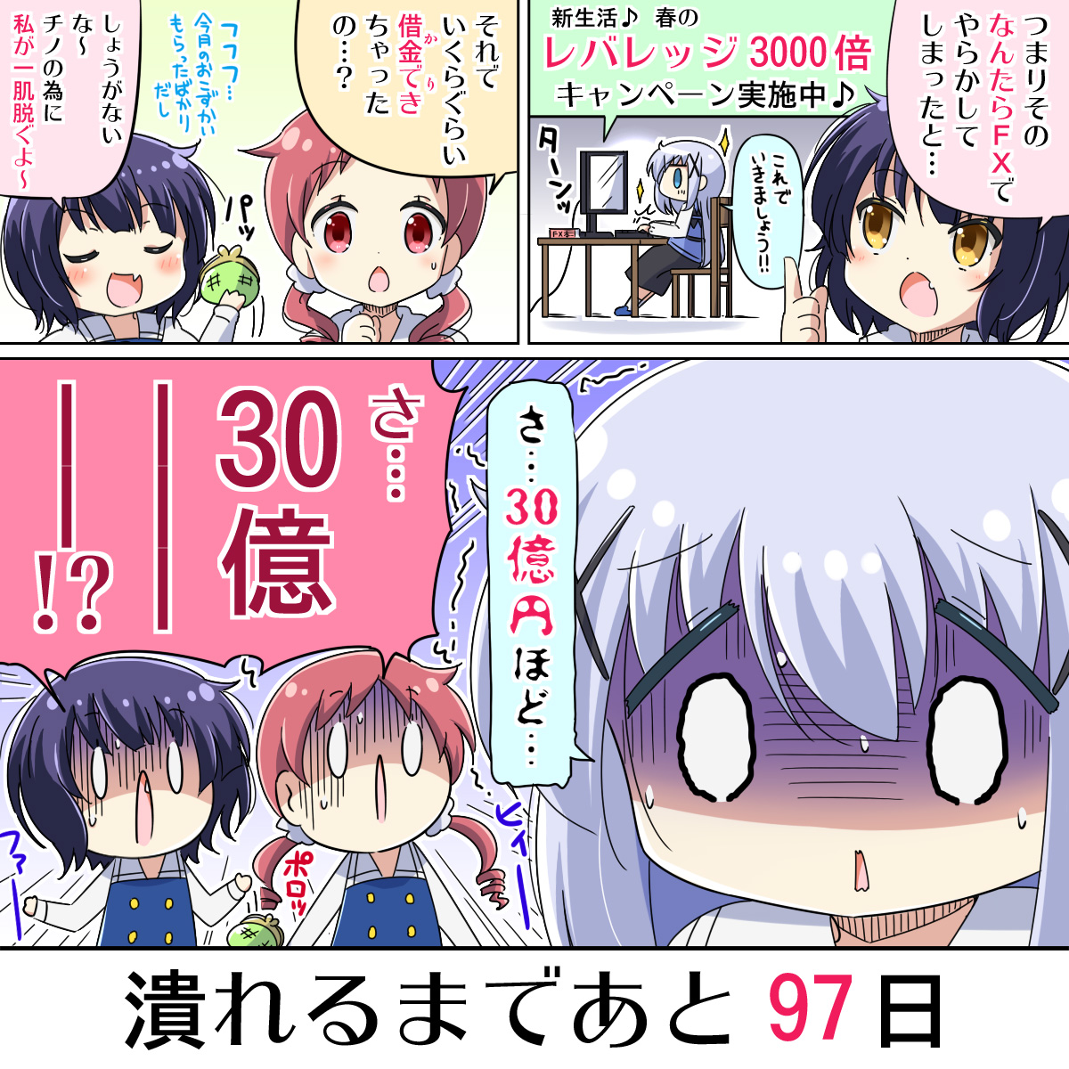 [ごちうさ]100日後に店が潰れるチノちゃん 3日目
#gochiusa 