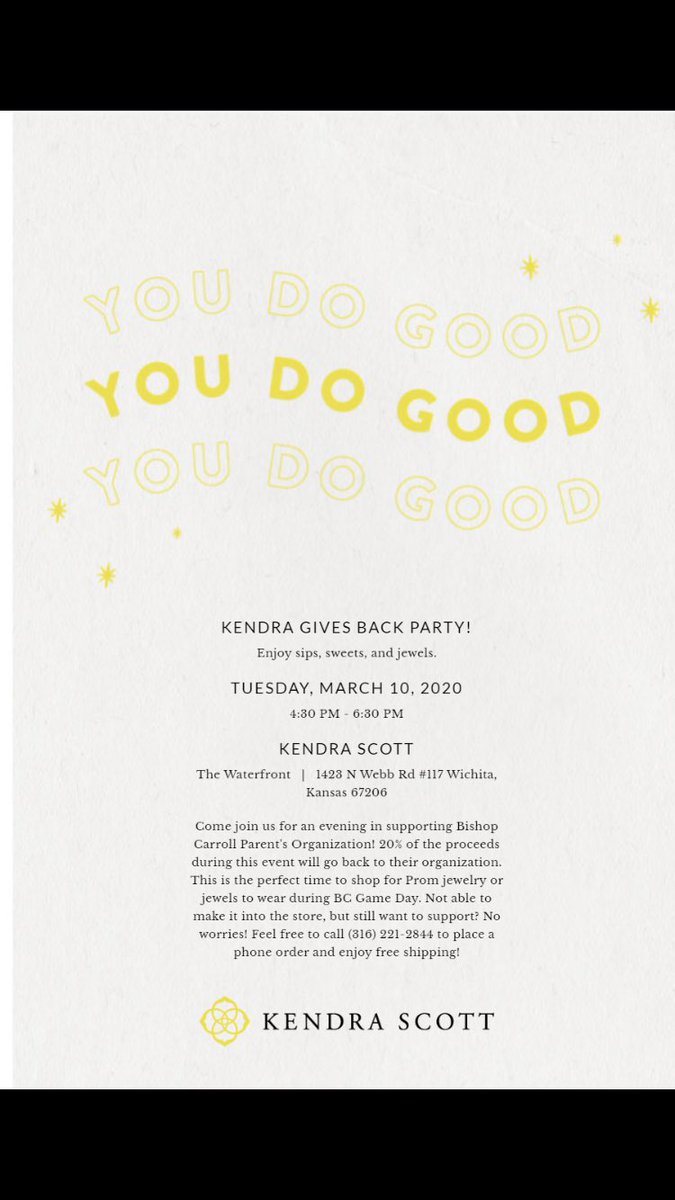 Bockcrew7's tweet photo. 💥 Attention BC Family 💥  Who needs Kendra Scott?!!!  If you need to shop for Prom or add to your collection come out on TUESDAY 3/10 btwn 4:30-6:30pm at the East Store!  20% of all sales goes to BCPO.  You can stop in store or order over the phone.  Drawing for a FREE necklace! https://t.co/uxrIhaKKhh