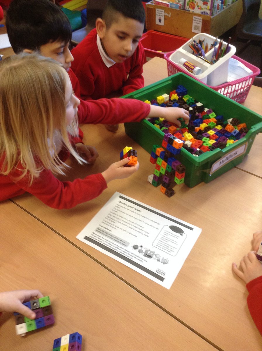 TheWilmAcad's tweet photo. Year 2 have loved maths challenge day. We found lots of ways of making 10, completed number jigsaws, doubled robots with cubes and used bee bots to follow instructions. 
#lovingmaths #mathschallengeday #TheWilmAcadmaths https://t.co/RdgU4erNWG