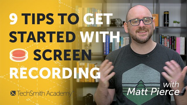 TechSmith's tweet photo. 🔥 #TechSmithAcademy course: 🔥
9 Tips to Get Started With Screen Recording with host @piercemr 
Check it out 👇 https://t.co/fus9Z7fDzS https://t.co/PevtOwijpP