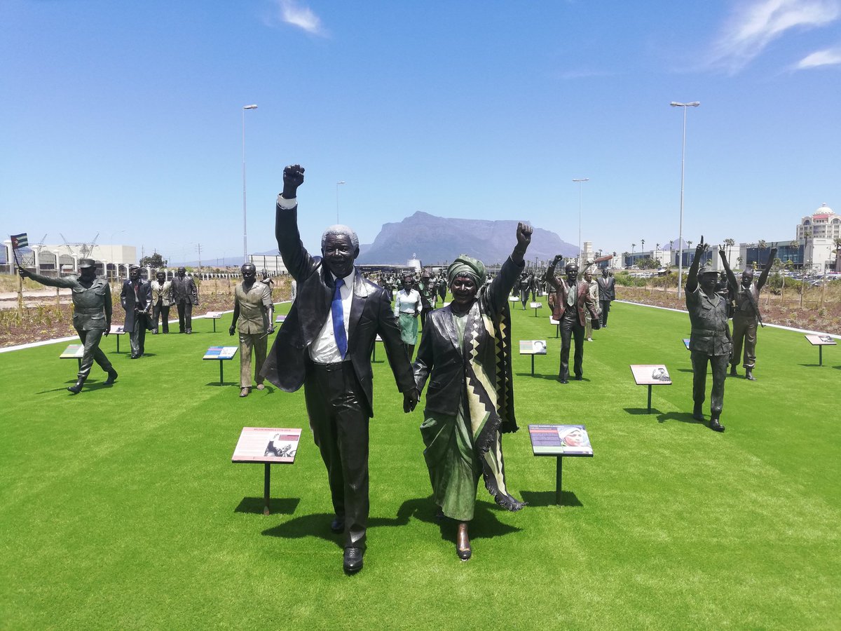 i_amcapetown's tweet photo. @liezelv How about a visit to the wonderful #LongMarchToFreedom life sized bronze statue exhibition.
#InCapeTown #IAMCAPETOWN #discoverctwc #TravelMassiveCT #TravelMassive #TravelChatSA https://t.co/hXXg5Y7S6x