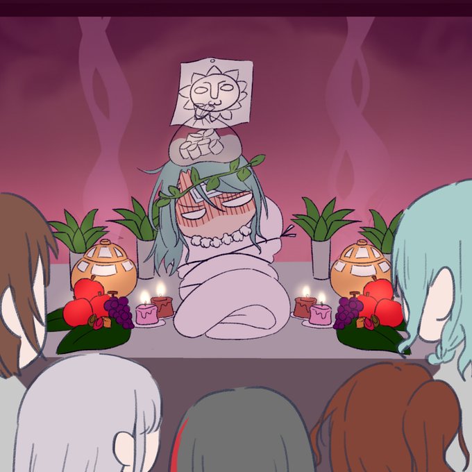 Sayo was sick! what should we do?
Afterglow : 