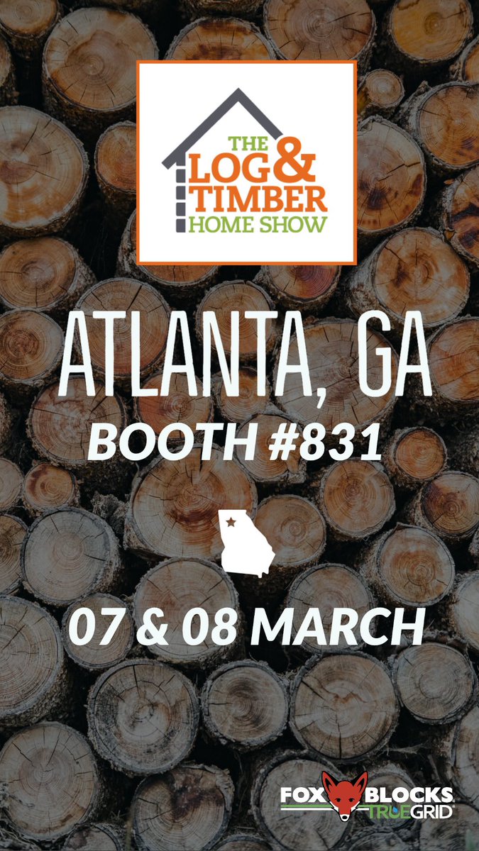 Look forward to seeing you this weekend at The <a href="/LogTimberShow/">Log and Timber  Show</a> in Atlanta!