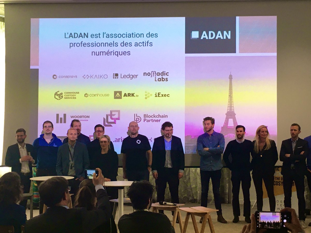 🎙En direct du @BpifranceHub pour le lancement de l’<a href="/adan_asso/">Adan</a> par son président <a href="/simonpolrot/">Simon Polrot</a>. 

🤝L'association vise à réunir autour de la table tous les acteurs qui s'intéressent et travaillent sur les actifs numériques. 

🖇<a href="/ArkEcosystem/">ARK.io</a> est co-fondateur de l’association.