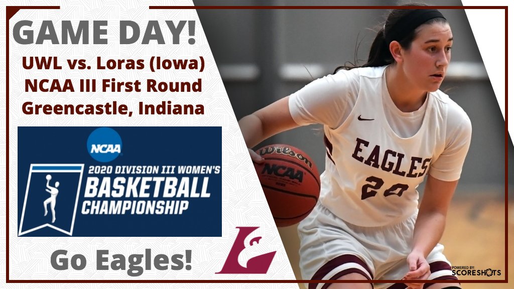 UWLAthletics's tweet photo. GAME DAY! @uwleagleswbb returns to the NCAA Division III Championships for the first time since 2010-11. UWL faces Loras College (Iowa) at 4 p.m. (Central) in Greencastle, Indiana. Go Eagles!
https://t.co/vxyM6kC24w https://t.co/lNVxuLXJ5X