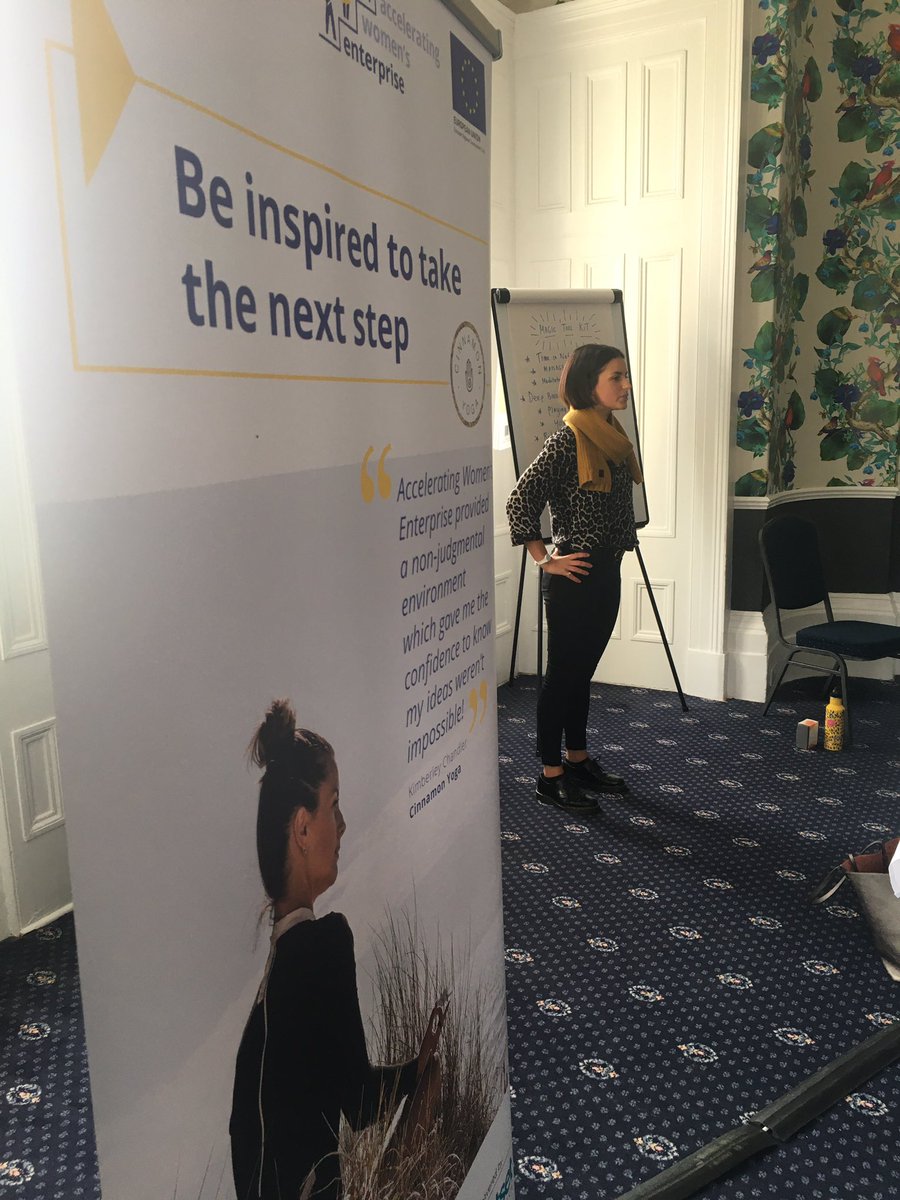 OutsetCIC's tweet photo. Beating stress with Kimberley @cinnamonyogakimi at #FSBConfidence @FSBCornwall @AWE_women #IWD2020 https://t.co/JTQgPCP8Bi