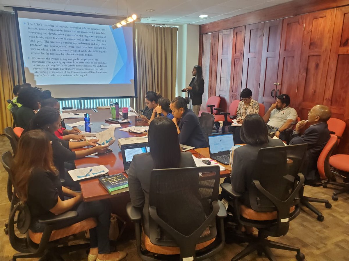 TheOPRTT's tweet photo. Happening Now: Photo coverage of a sensitization presentation by the Land Settlement Agency team to the OPR this morning.

#trinidadandtobago I #oprtt I #procurementintrinidad I #procurement I #disposal I #stakeholderengagement https://t.co/LopX99rnfg