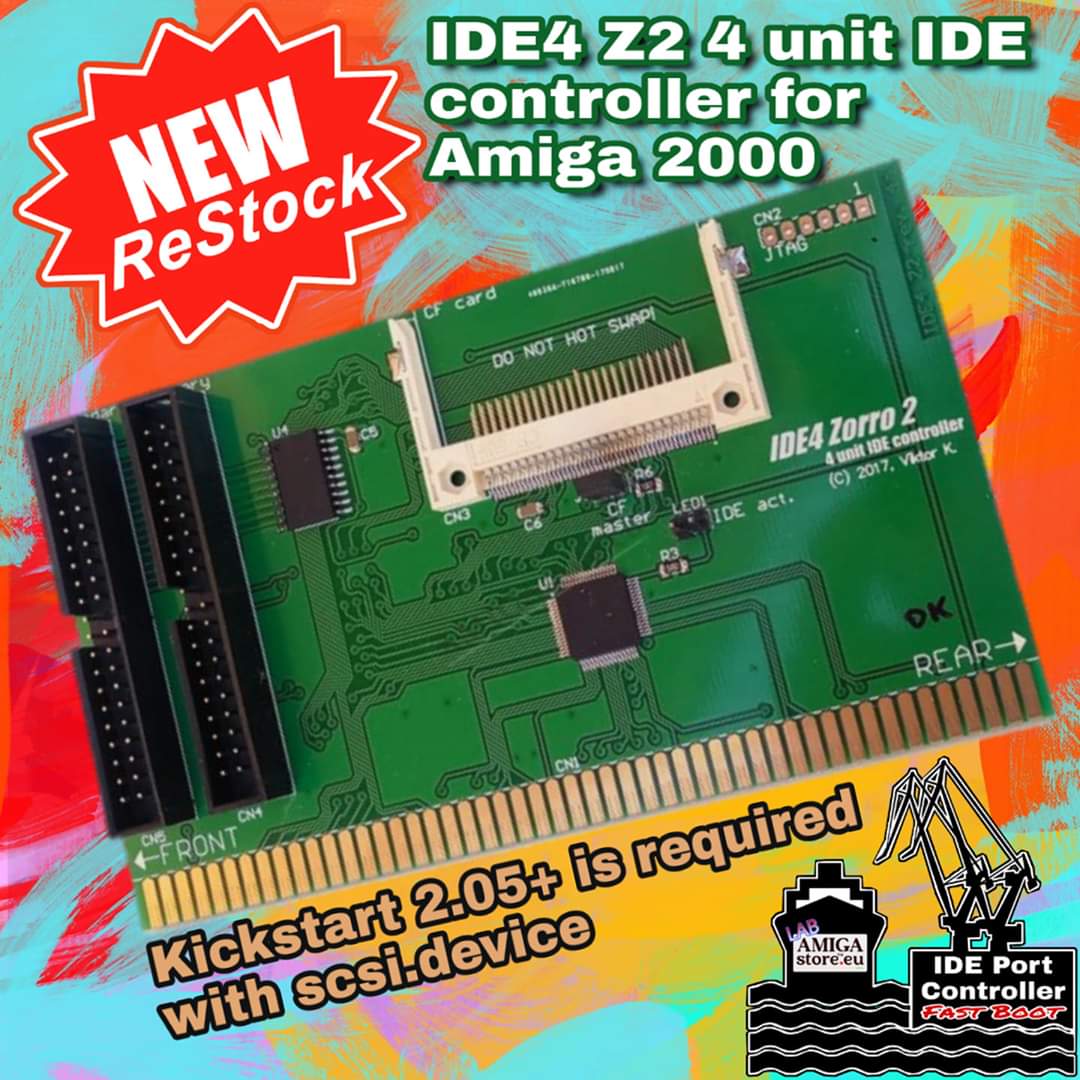 AMIGAstore's tweet photo. New IDE4 Z2 Re-Stock
☃ #RetroWarm Peaks at @AMIGAstore™ ⛄ https://t.co/DS78tlHNuQ
#ColdWinter ❄ #AMIGAstore™
Your Trusted #Amiga_Store
#New #IDE4 #Z2 #IDE #Controller #Amiga2000 #A2000 #Kickstart #IDEfix #ReStock #RetroGaming #RetroStore #RetroInformática #RetroComputer https://t.co/h8LzG7RelA