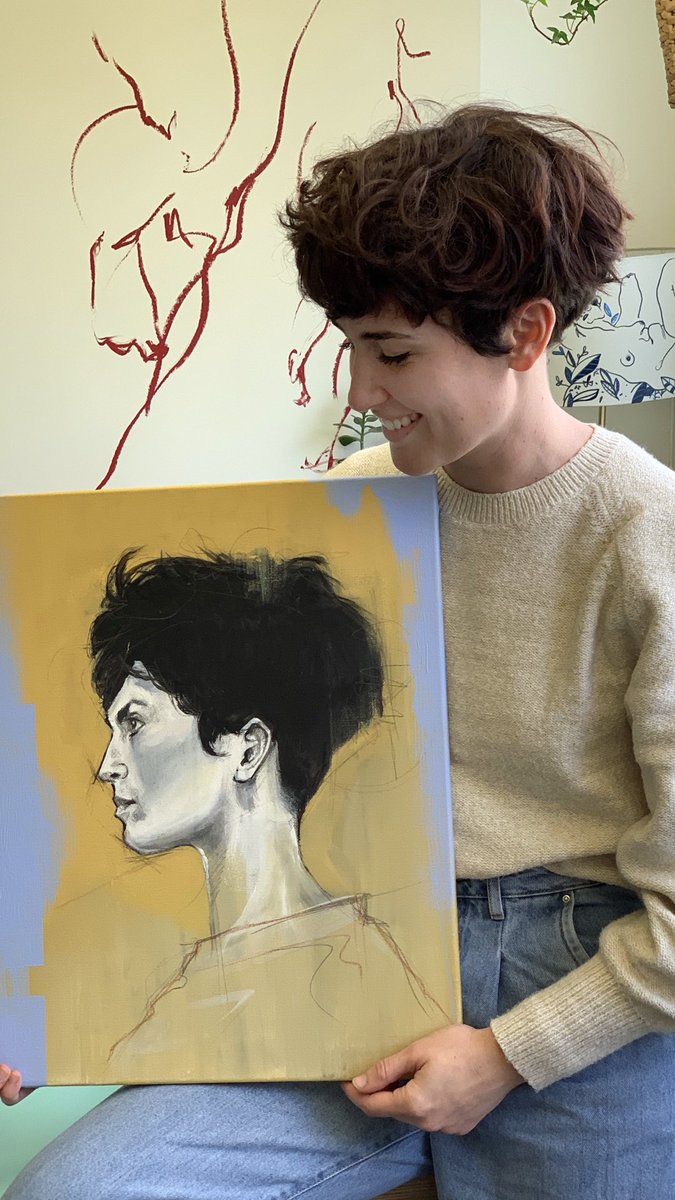 NicolasGarciaJi's tweet photo. I finally finished @rosabeiroa portrait
#acrylicpainting #acryliconcanvas #newartwork #eyebrows #artist #lastartwork #acrylicpainting #portrait #portraitart #artsy #arte #acrylic #portraitpainting #contemporarypainting #contemporaryart at canadawaterstudios @bowarts https://t.co/6U1wVbVR5o