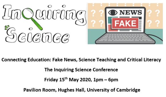INQUIRING SCIENCE CONFERENCE! How can science teaching help young people to engage with online information effectively?
We're excited to announce that our conference will be taking place in May. It's free; sign up and more info here: ……ectingeducation15may.eventbrite.co.uk