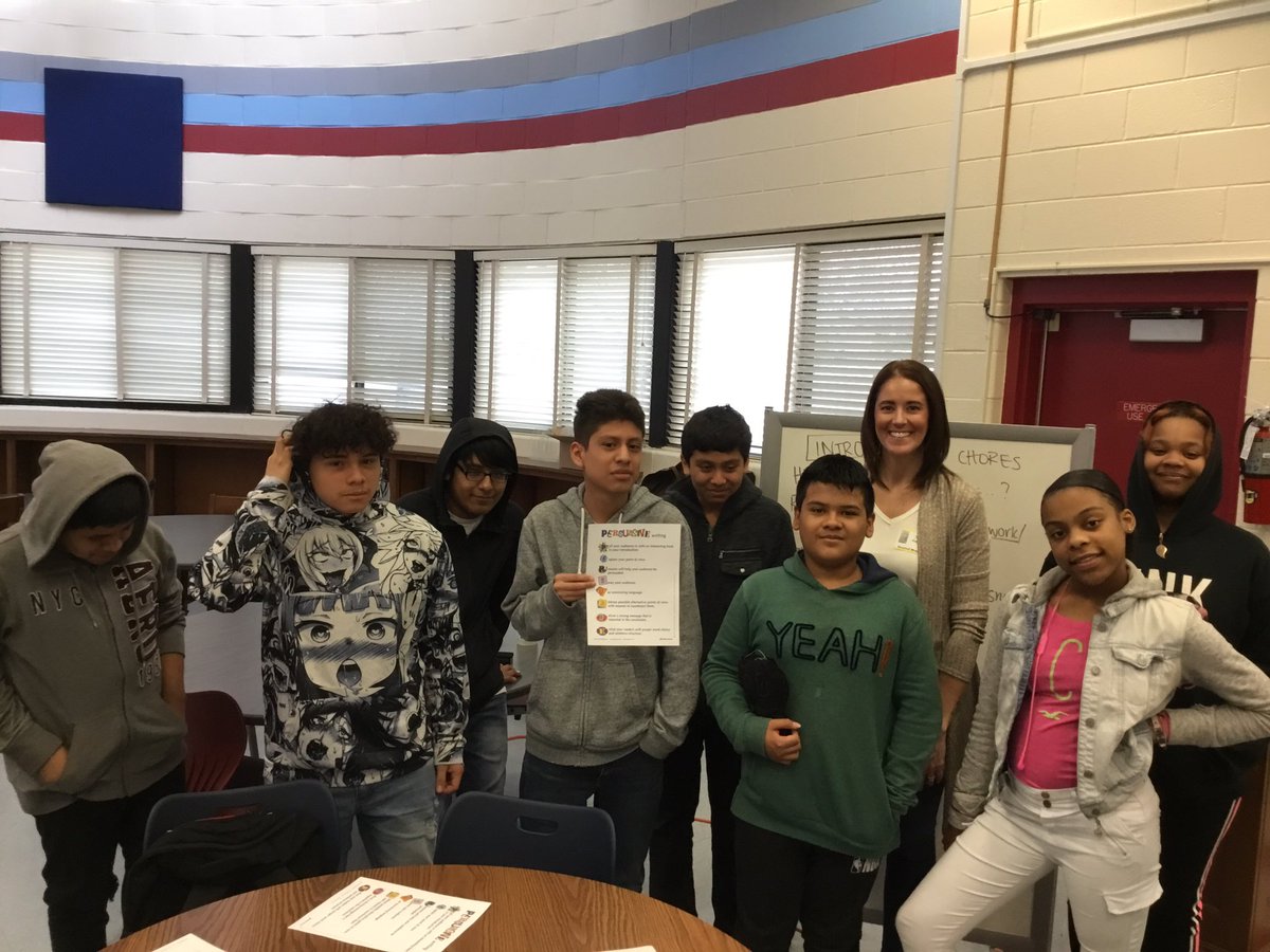TCBoushall's tweet photo. Thank you @KatyUpperman for coming to talk to our 8th graders about #PersuasiveWriting! We hope that we can persuade you to come back soon! And thanks to the @rvalibrary for making it happen! #EagleExcellence #WeAreRPS #YAVA #WriteWithLove @RPS_Schools @rps_libraries https://t.co/eDZpQB2Zq7