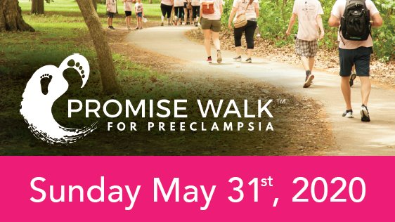 westernuPRG's tweet photo. SAVE THE DATE for the 2020 London @PromiseWalk for Preeclampsia, May 31, 2020, in support of the @preeclampsia Foundation Canada! Sign up as a team or individual today!

REGISTER AT: https://t.co/YhINVWYNRg
FACEBOOK: London Promise Walk for Preeclampsia https://t.co/v4QfVb2MFN