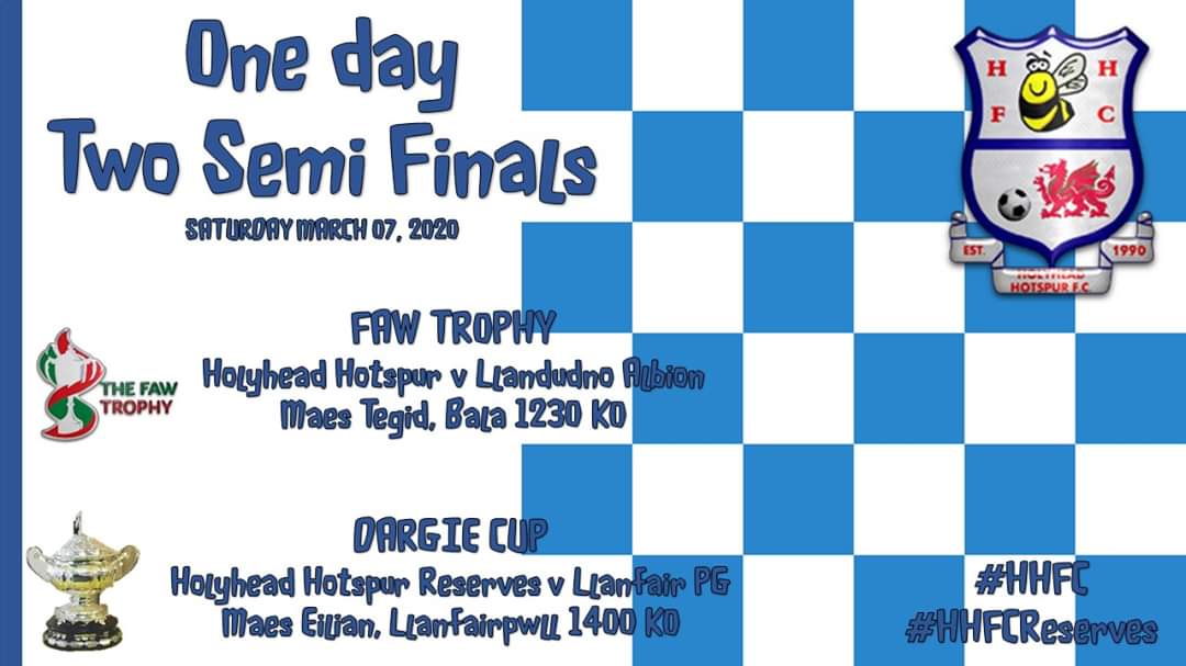 HolyheadHotspur's tweet photo. Weekends do not get much bigger, This week both teams are in Semi Final action!!!
Holyhead Hotspur kick off first at 1230 against Llandudno Albion at Maes Tegid, Bala
Then the Reserves kick off at 1400 against Llanfair PG at Maes Eilian, Llanfair PG
#HHFC #HHFCReserves https://t.co/mkcmLqv8Pu