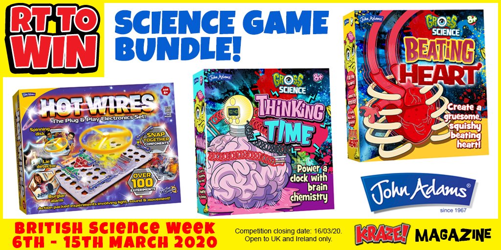 To celebrate British Science Week, we have a bundle of science games to give away! RT for a chance to #win this brainy bundle! #comp #competition #giveaway #freebie #BritishScienceWeek