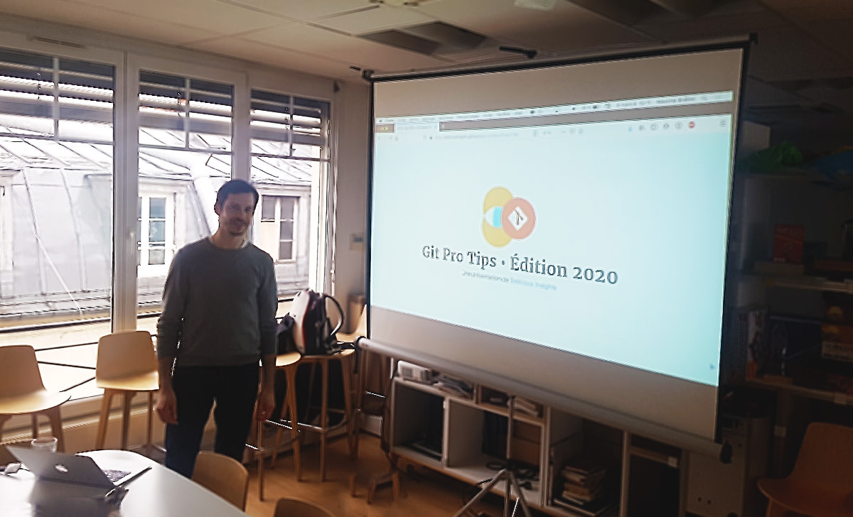 scality's tweet image. Brown Bag Lunch for the Paris team: Maxime from @delicioinsights shares #GitProTips! Big thanks! 
#gitpro #github #brownbag #scalitylife #git #productivelunch #workhardplayhard