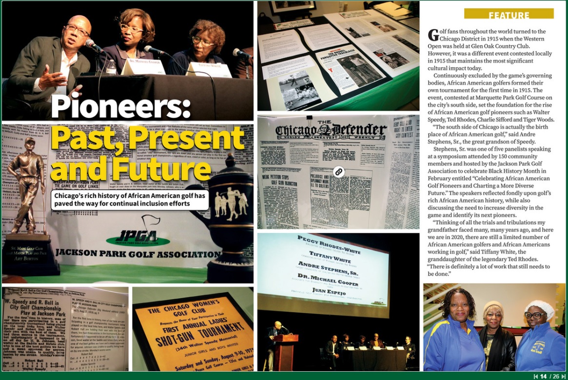 New Feature on @JPGACHI Black History Month Celebration in <a href="/CDGAGolf/">CDGA</a>'s March issue of Chicago District Golfer Magazine.
Compelling local history &amp; inclusive efforts to grow golf's myriad of scholarship, career &amp; recreational benefits on the South Side.
view.publitas.com/cdga/chicago-d…