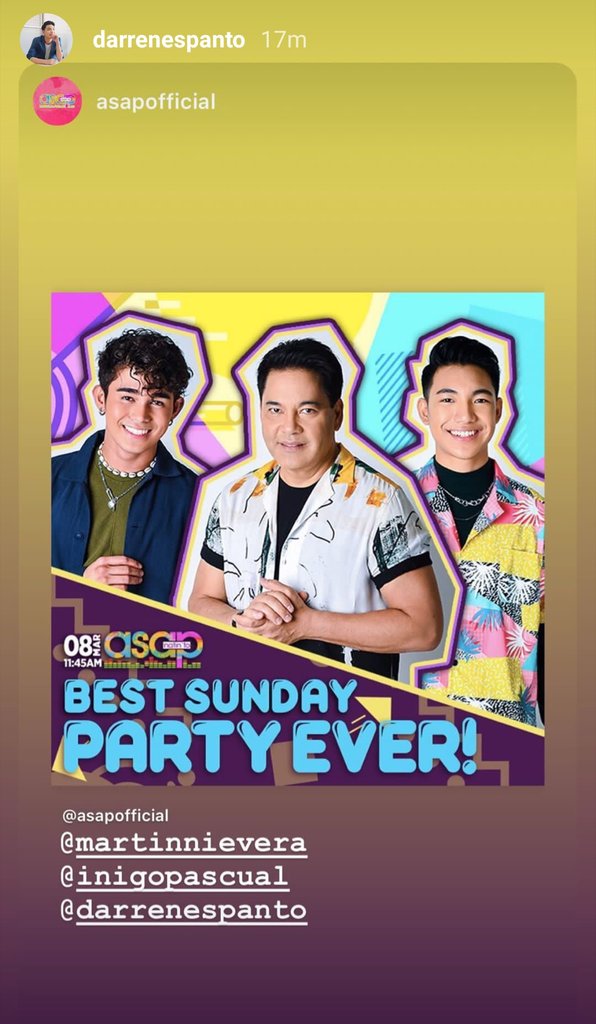 ForeverEverDLGE's tweet photo. YESS NAMAN GOOD LUCK darren. Excited na ako
Sasagipin Kita
#ASHPayback
Darren Espanto
@Espanto2001 https://t.co/xTvm3fU8gN