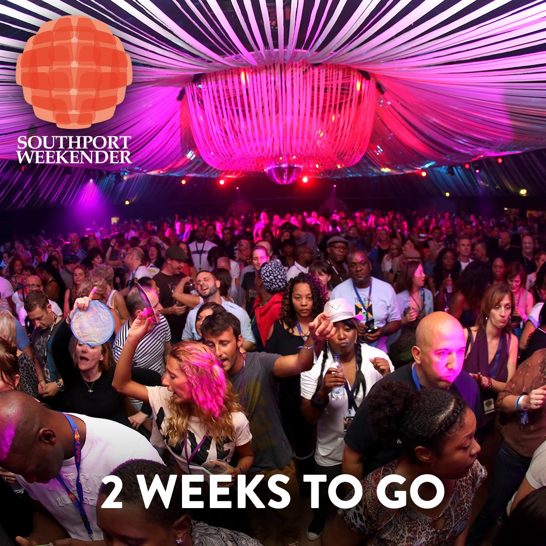 🥳 2 WEEKS TO GO 🥳
It's getting closer! 

Download our awesome #SPW20 Woov app for FREE and get planning your weekend 👉🏻📲 woov.com/SouthportWeeke…