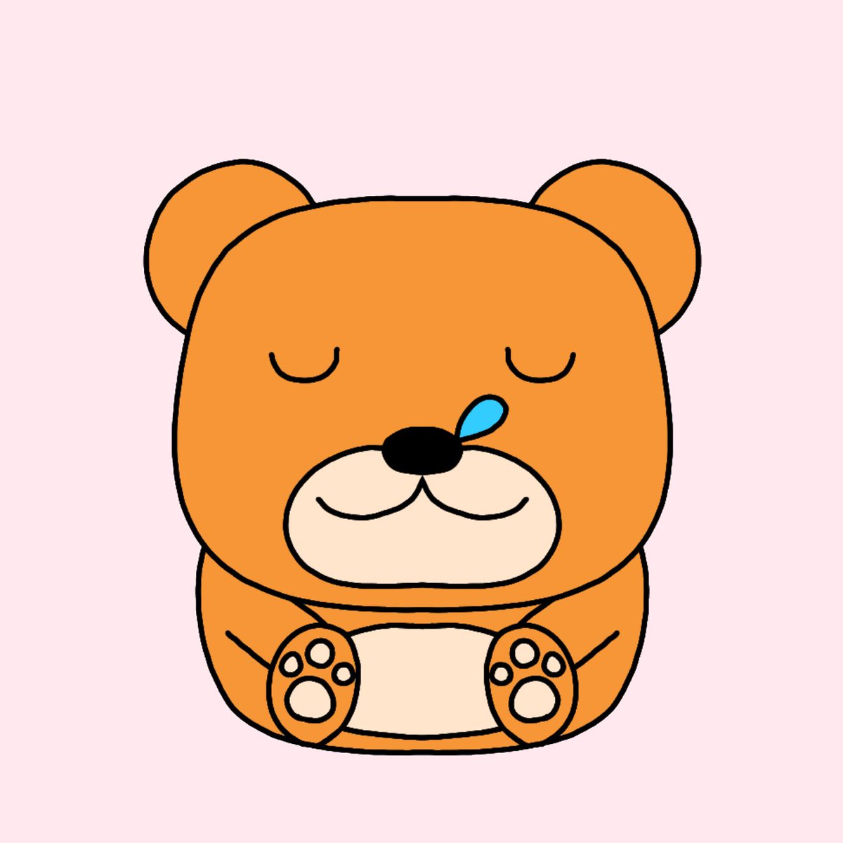 Haya Lineスタンプ販売中 おやすみ くま おやすみ イラスト Hayaのイラスト