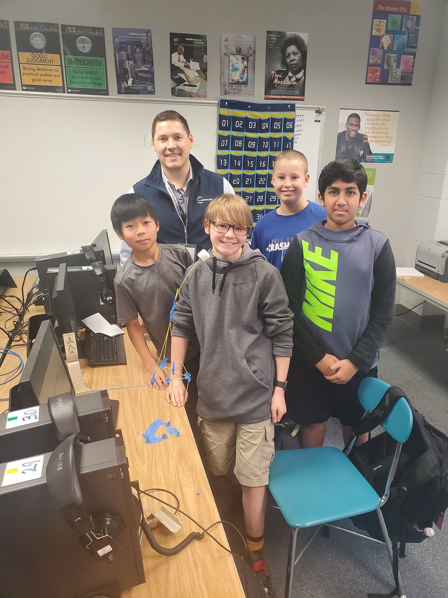 CoachAllenDDMS's tweet photo. Great information on being a civil engineer.  Including a competitive game on how to build structures. Thanks Mr. Garrett Otten for the info. #DDMSCareerday2020 #DDMSBuzz @KleinfelderHQ https://t.co/udEXdAlkGl