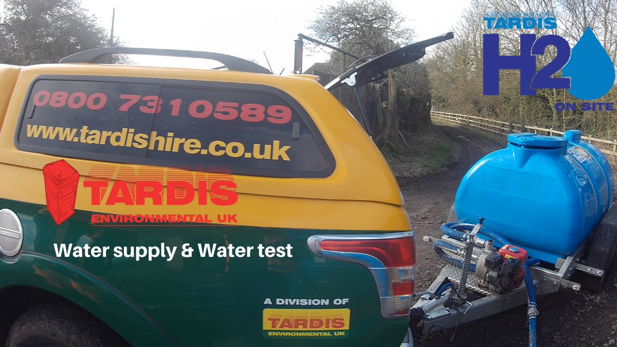 TardisH2O's tweet photo. One of our customers needed emergency drinking water when his water supply became contaminated. Tardis was able to supply the lifeline he needed.
To find out how we helped him, watch this video: https://t.co/cyuXNt1Rvs

#ThinkTardis #WaterServices #Drinkingwater #EmergencyWater https://t.co/OeJBZZ7yVT