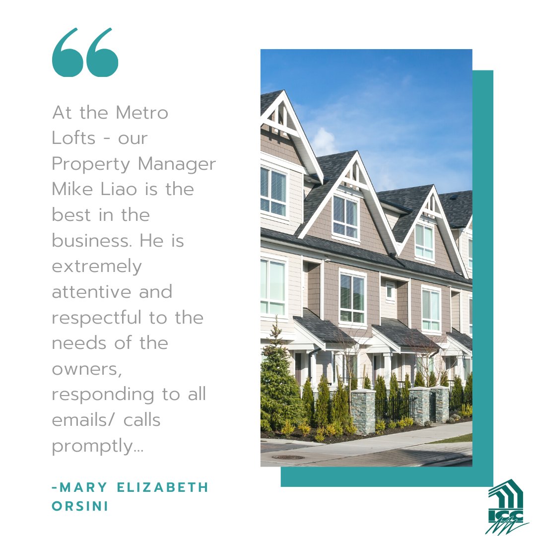ICCPropertyMgnt's tweet image. We at ICC Family truly appreciate our clients! Here is what our clients have to say about yes... #iccpropertymanagement #happycustomers