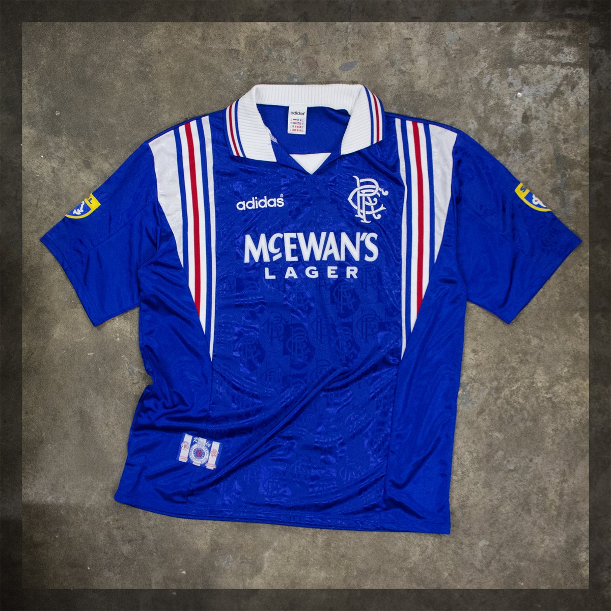 rangers gazza shirt